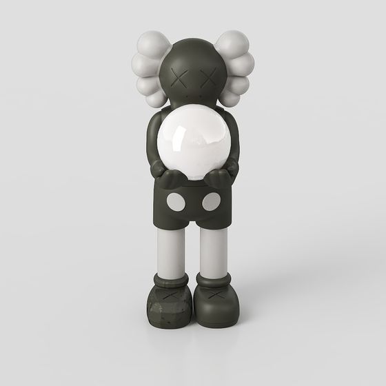 Stylish Kaws 3D Model Design