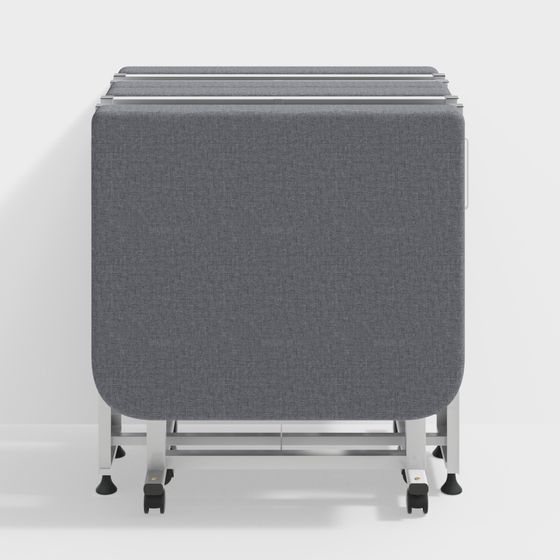 Contemporary Folding Table 3D Model for Versatile Spaces