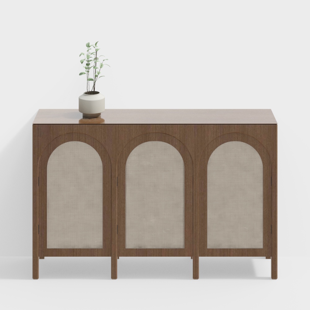 Wabi-Sabi Decorative Cabinet