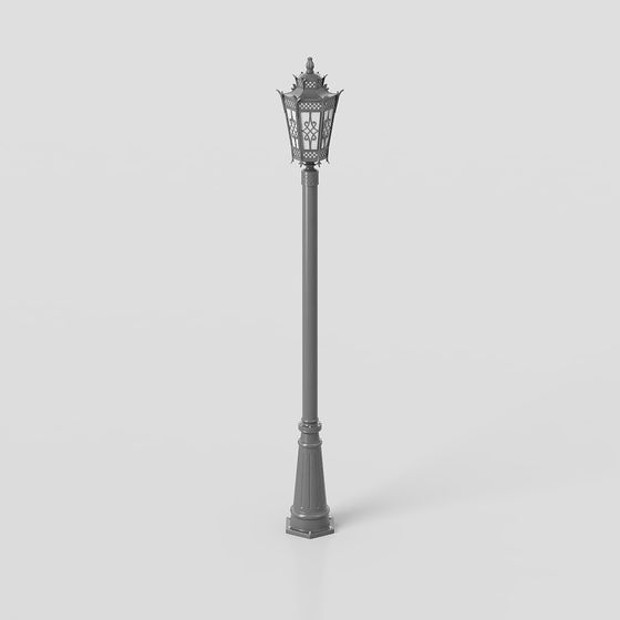 Vintage Street Lamp 3D model for Urban Scenes