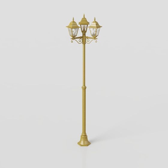 Vintage Street Lamp 3D model