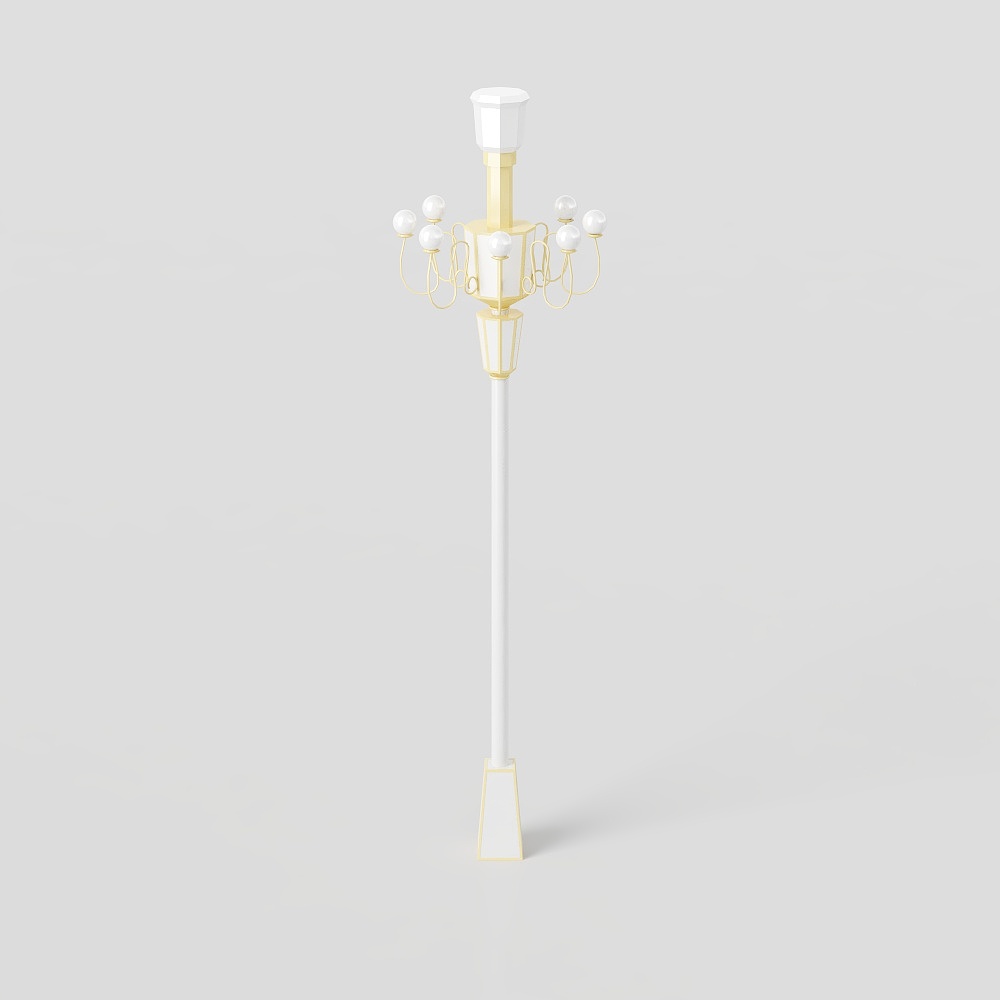 현대적 야외 조명