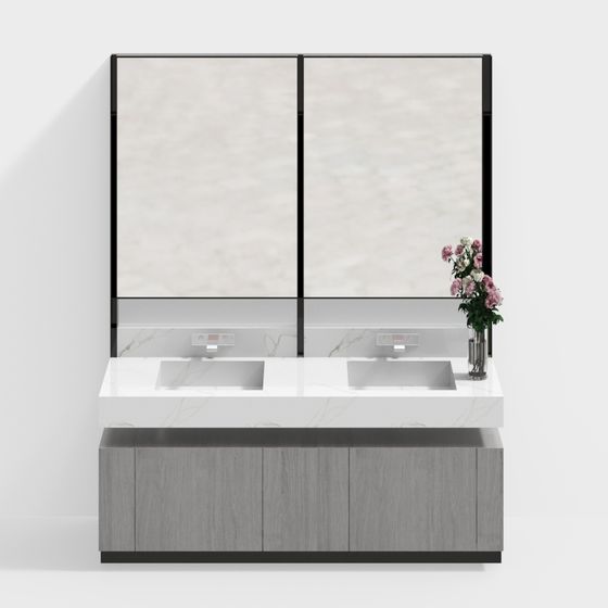 Cuarto de baño del gabinete del hotel combinado gabinete del baño