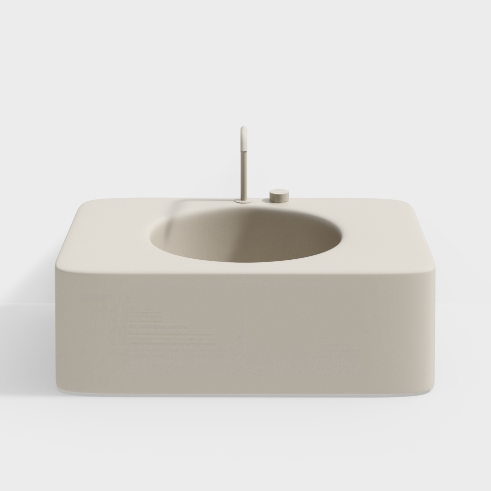 Interrogation room wall mounted wash basin