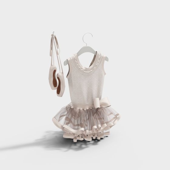 Ballerina's Dream 3D model for Creative Projects