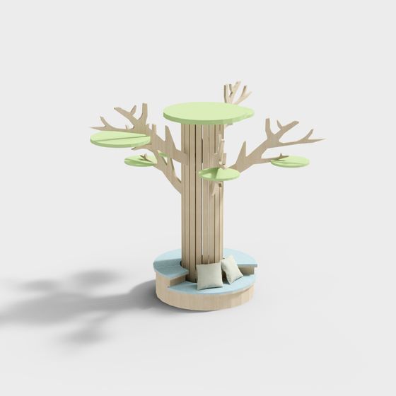 Forest Chair 3D model - Nature Meets Modern Design
