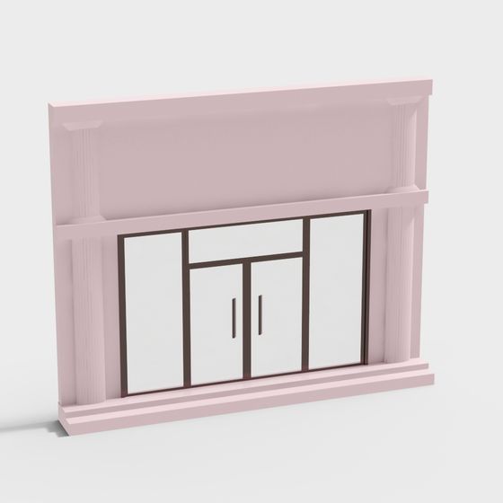 Unique Low-Polygon 3D Model with High Detail