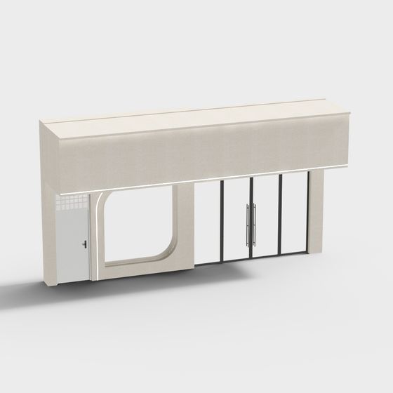 Stylish Urban Porch 3D model