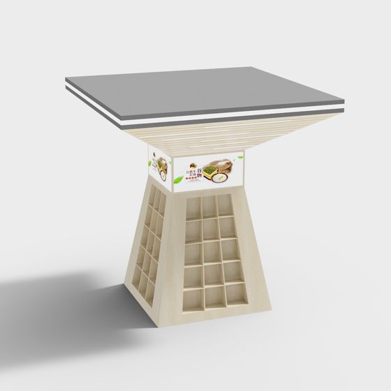 Pyramid Display Stand 3D model for Creative Spaces