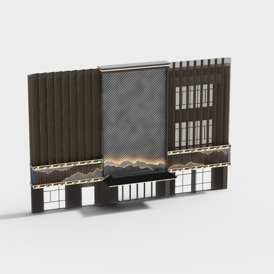 Oriental Charm 3D model