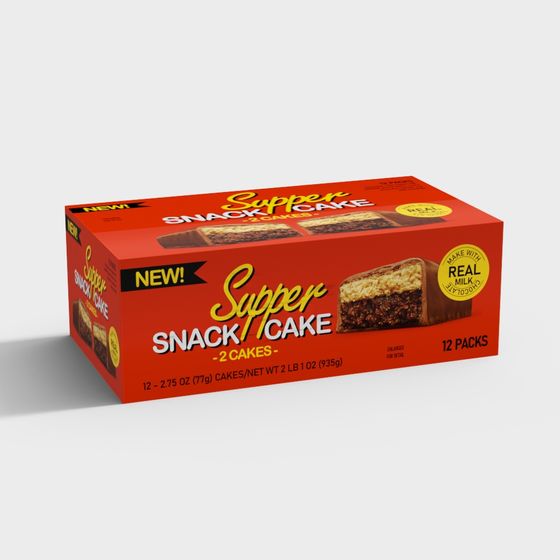 Supper Snack Cake 3D model