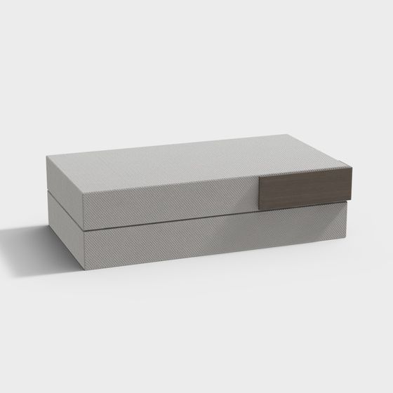 Sleek Minimalist Storage Box 3D Model