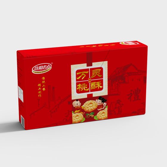 Coffret cadeau de gâteau pêche spécial de supermarché