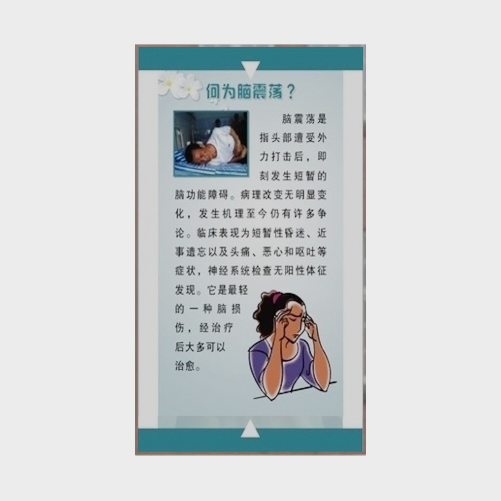 Medical hanging picture