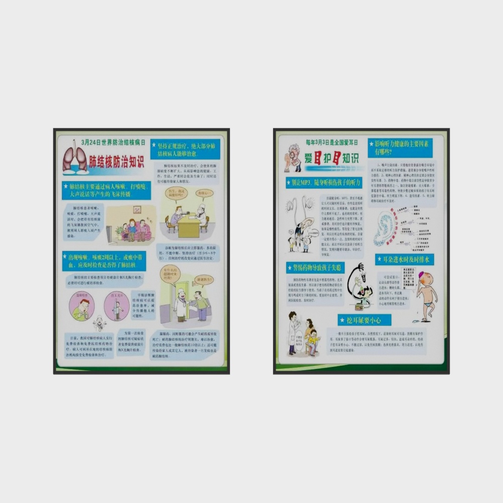 Medical hanging picture