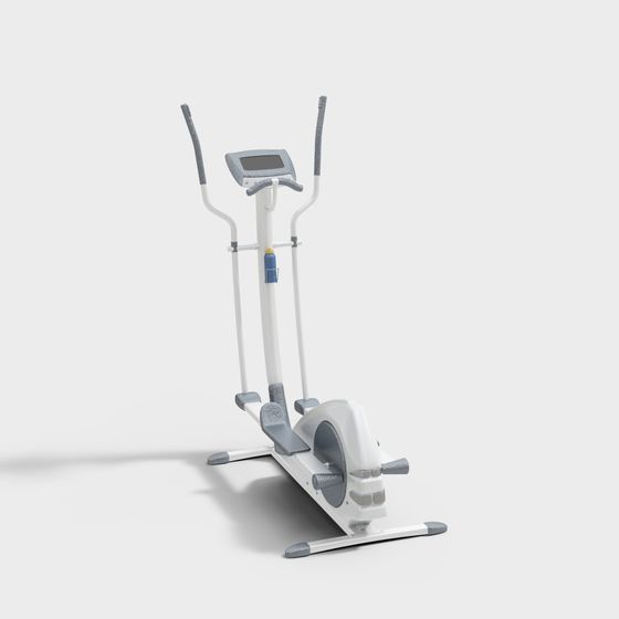 Elegant Oval Fitness Equipment 3D Model for Creative Projects