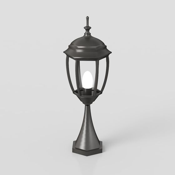 Vintage Street Lamp 3D model