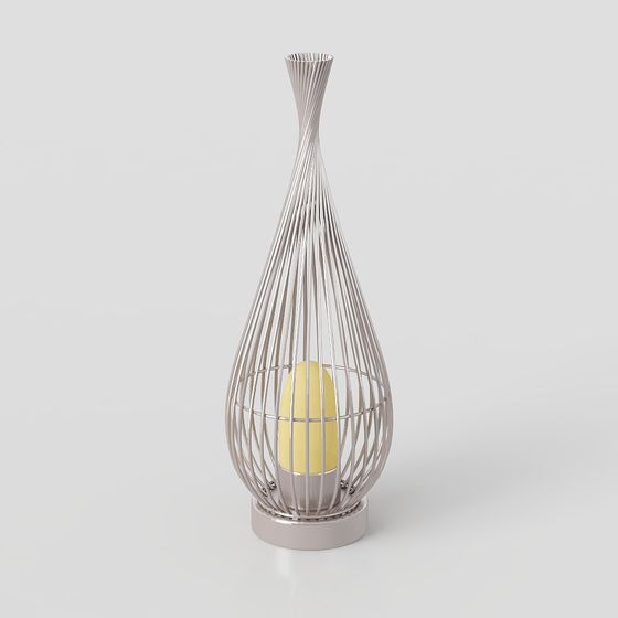 Twisted Cage Lamp 3D model