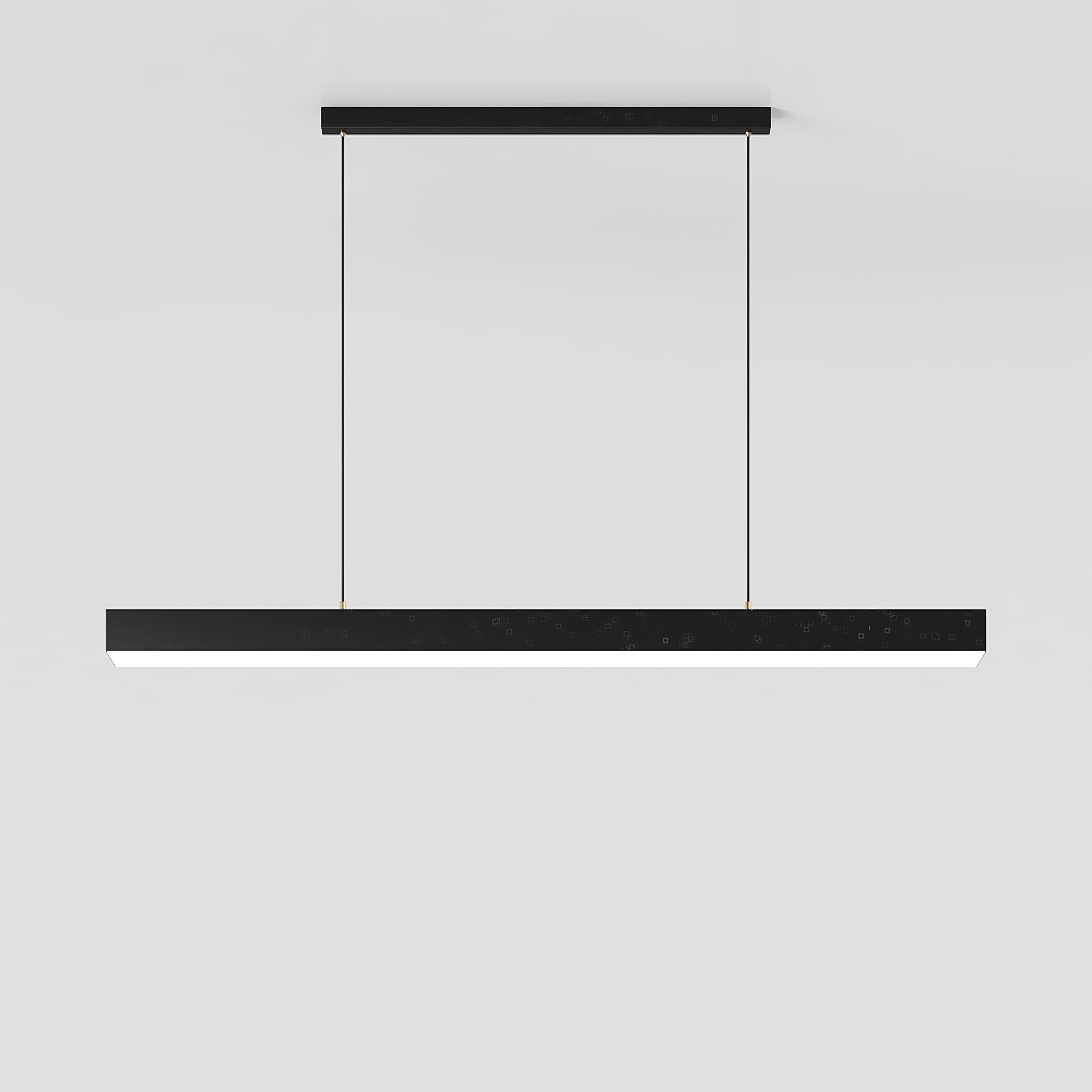 Modern simple strip chandelier