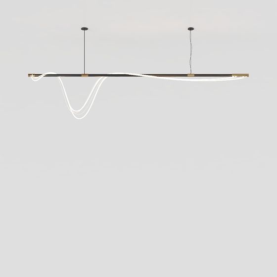 Stylish Hanging Lamp 3D model