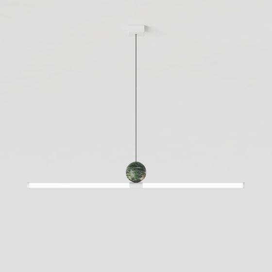 Suspended Art Lamp 3D model