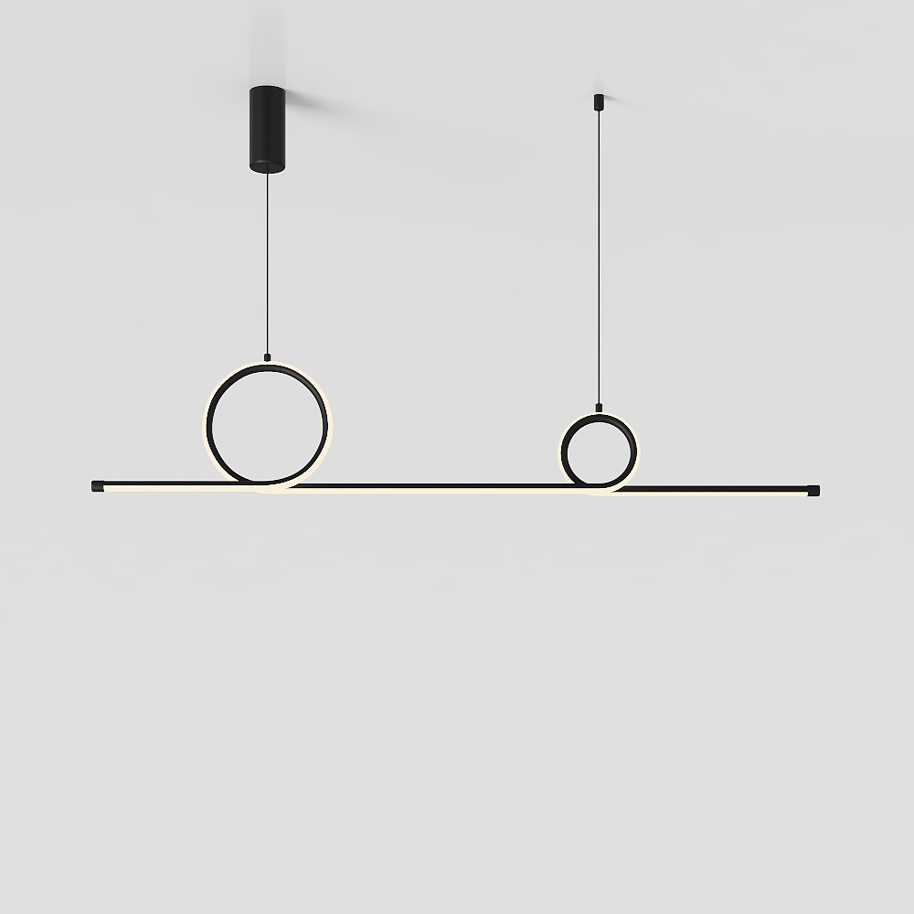 Lustre à bande moderne