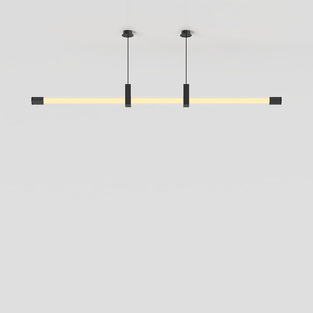 Modern linear chandelier