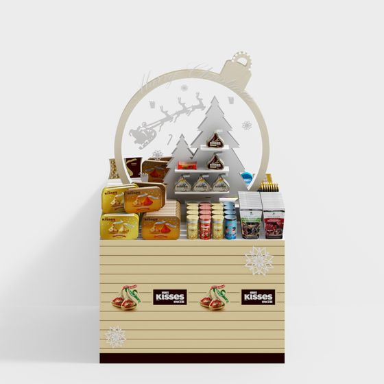 Christmas Candy Display 3D model