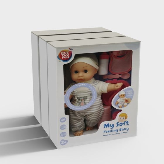 My Soft Feeding Baby 3D model for Creative Projects