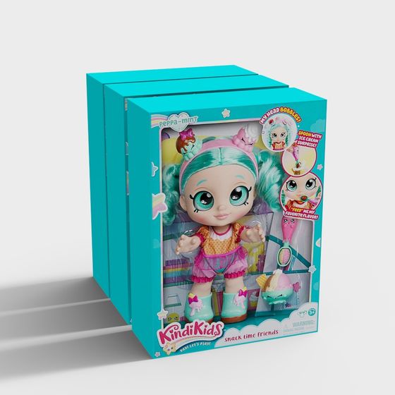 Vibrant KindiKids Peppa-Mint 3D model