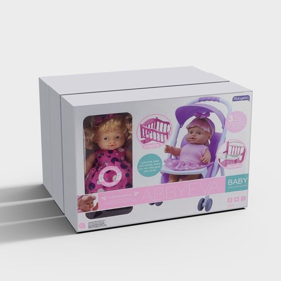Abbyeva Baby 3D Model for Children’s Creative Use