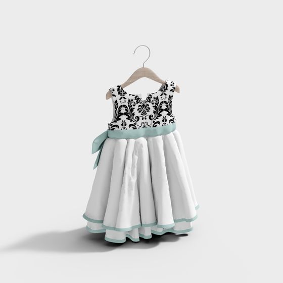 Stylish Low-Poly Dress 3D model for Creative Projects