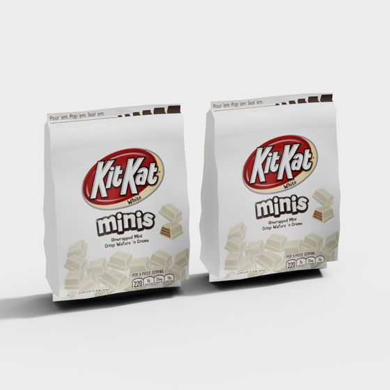 Delightful KitKat Minis 3D Model