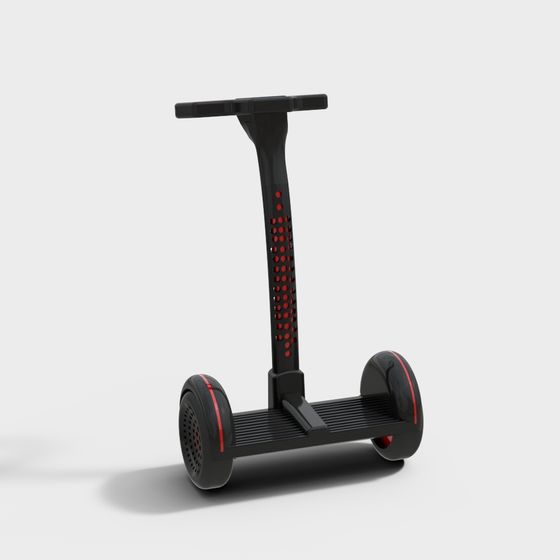 Futuristic Low-Poly Balance Car 3D model