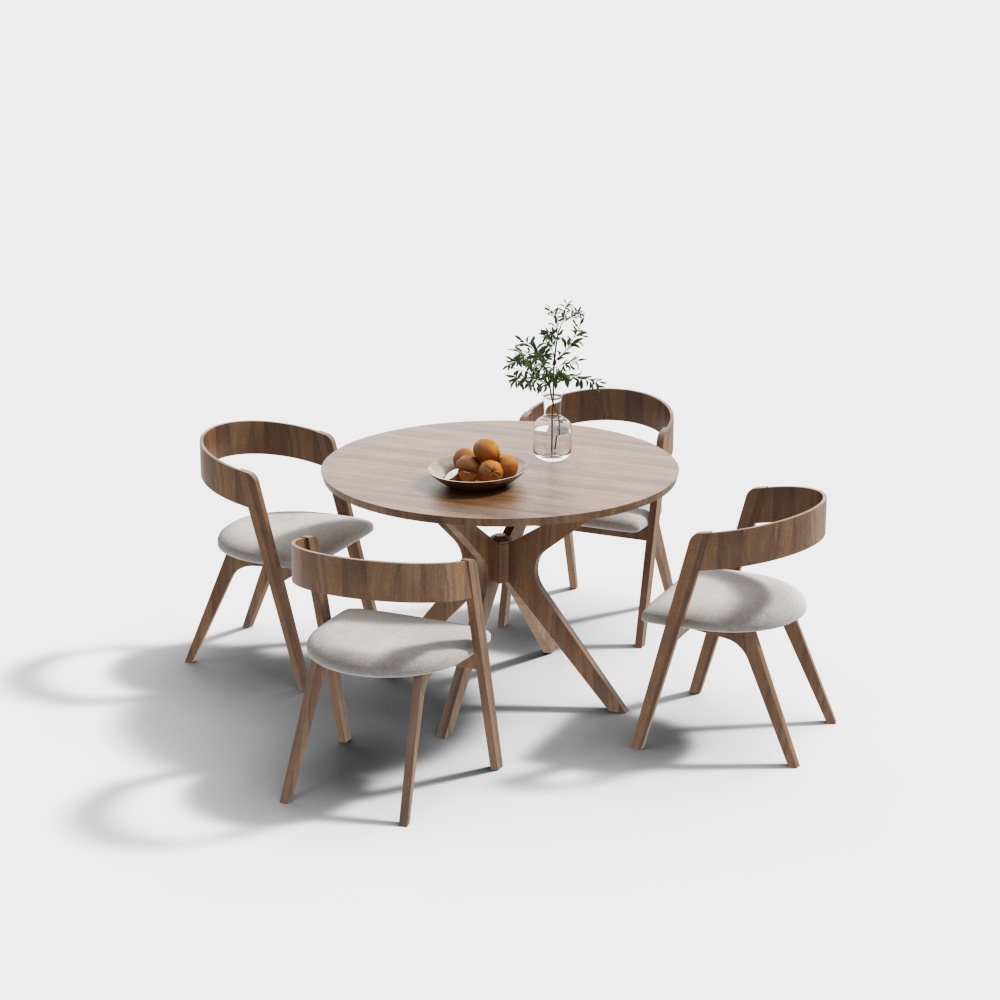 Outdoor table and chair combination