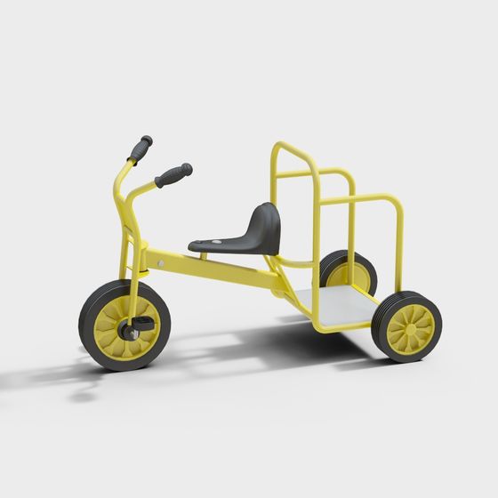 Childhood Memories Tricycle 3D model for Fun Spaces