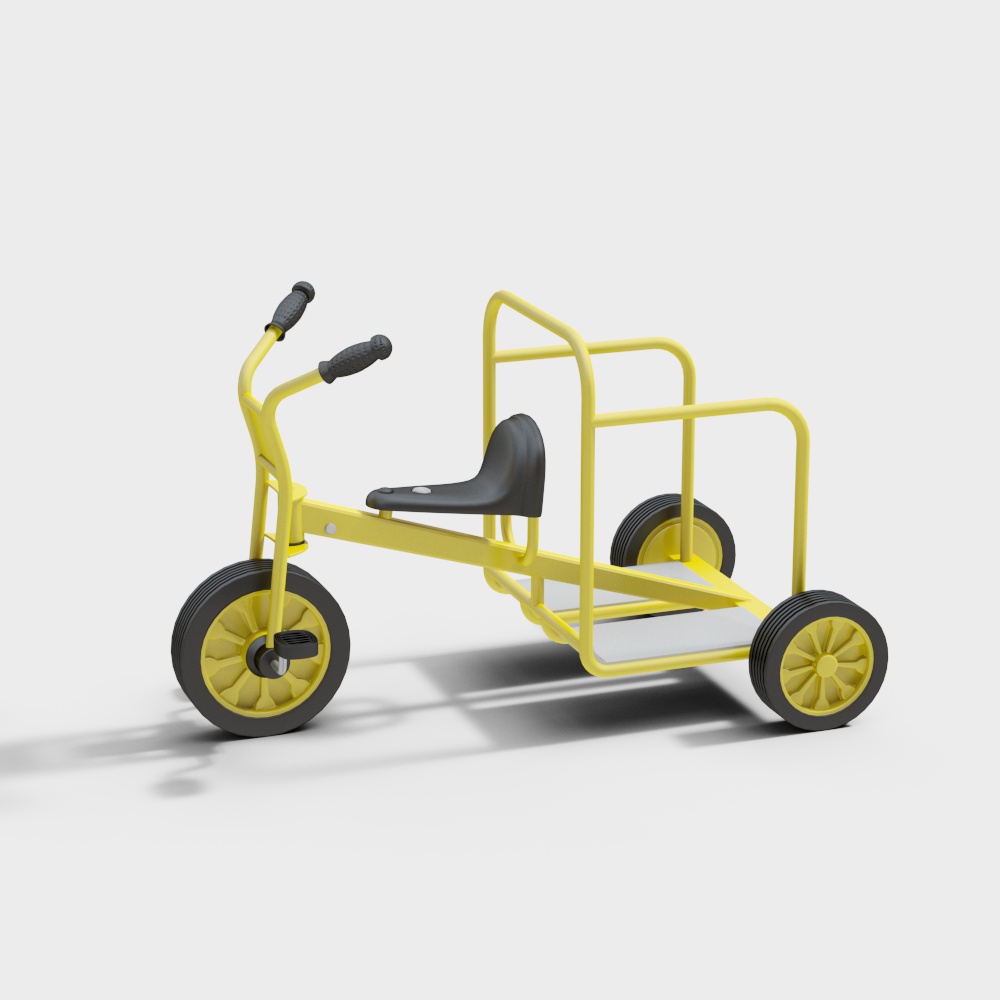 Playful Kids Tricycle 3D model