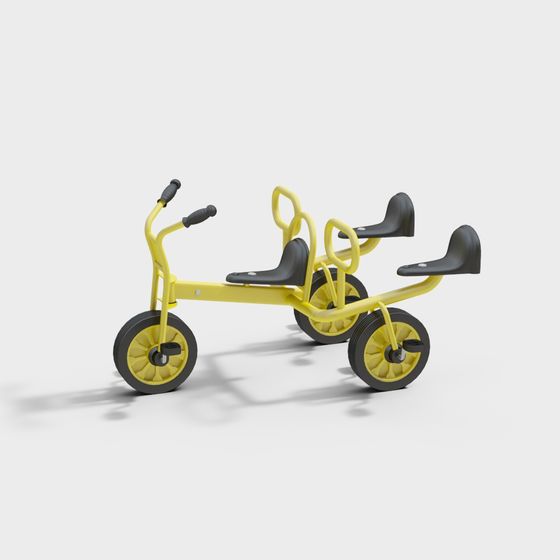 Happy Trike 3D model - Fun and Playful Design