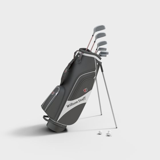 Willson Staff Golf Bag 3D Model