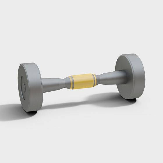 Stylish Dumbbell 3D model for Fitness Enthusiasts