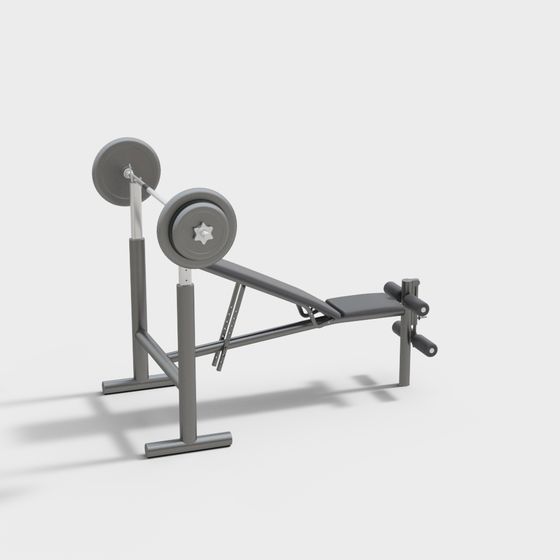 Fitness equipment bench press rack