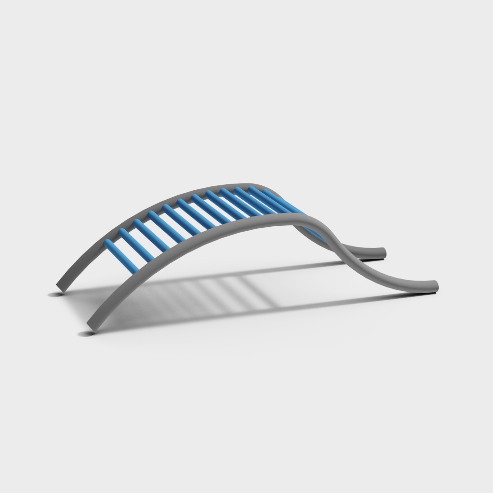 Fitness equipment single supine board