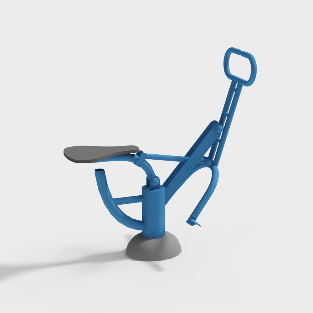 Fitness equipment single-link fitness riding machine