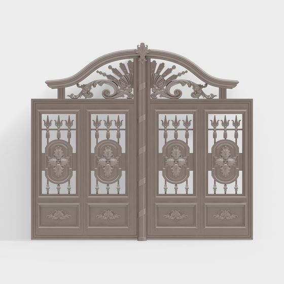 Charming Grand Entrance 3D model for Modern Designs