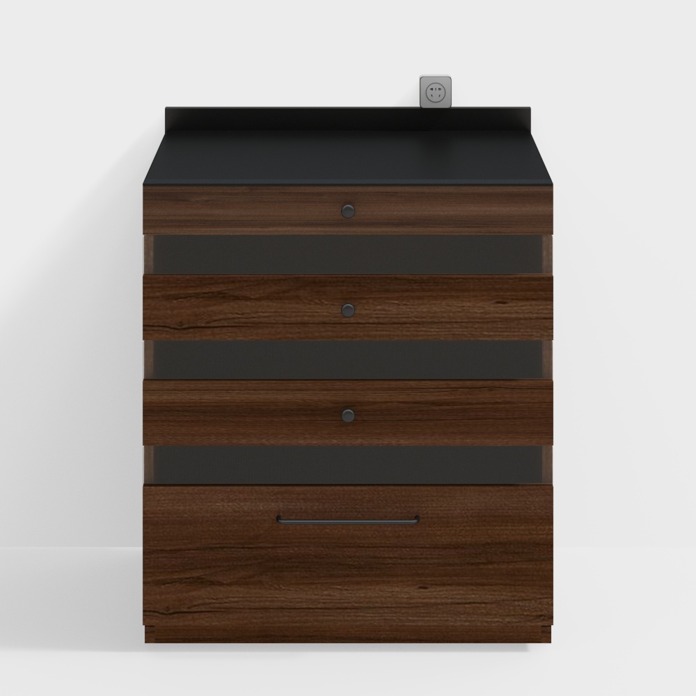 Urban Alley Storage Cabinet 3D model