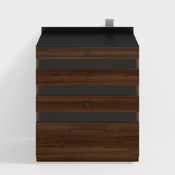 Urban Alley Storage Cabinet 3D model