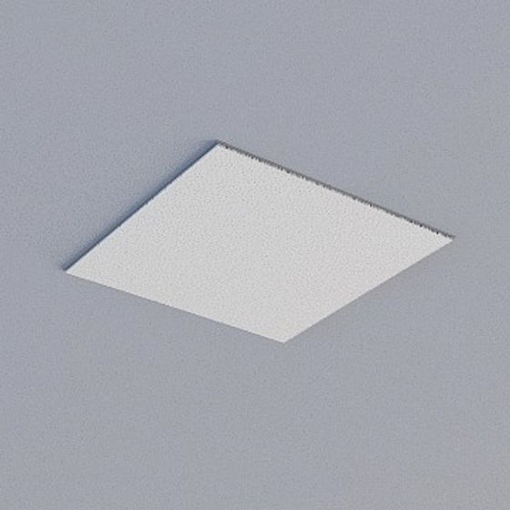 Contemporary Gray Simple Ceiling 3D Model