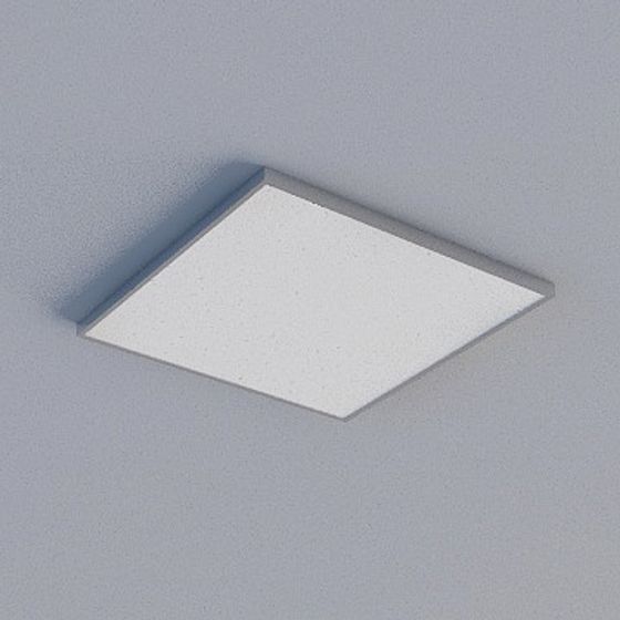 Gray Modern Ceiling 3D Model