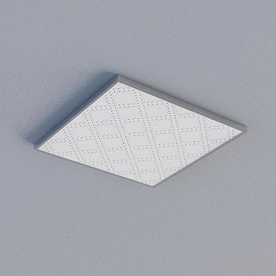 Modern Simple Gray Ceiling 3D Model