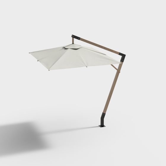 Elegant Hanging Umbrella 3D model for Modern Spaces